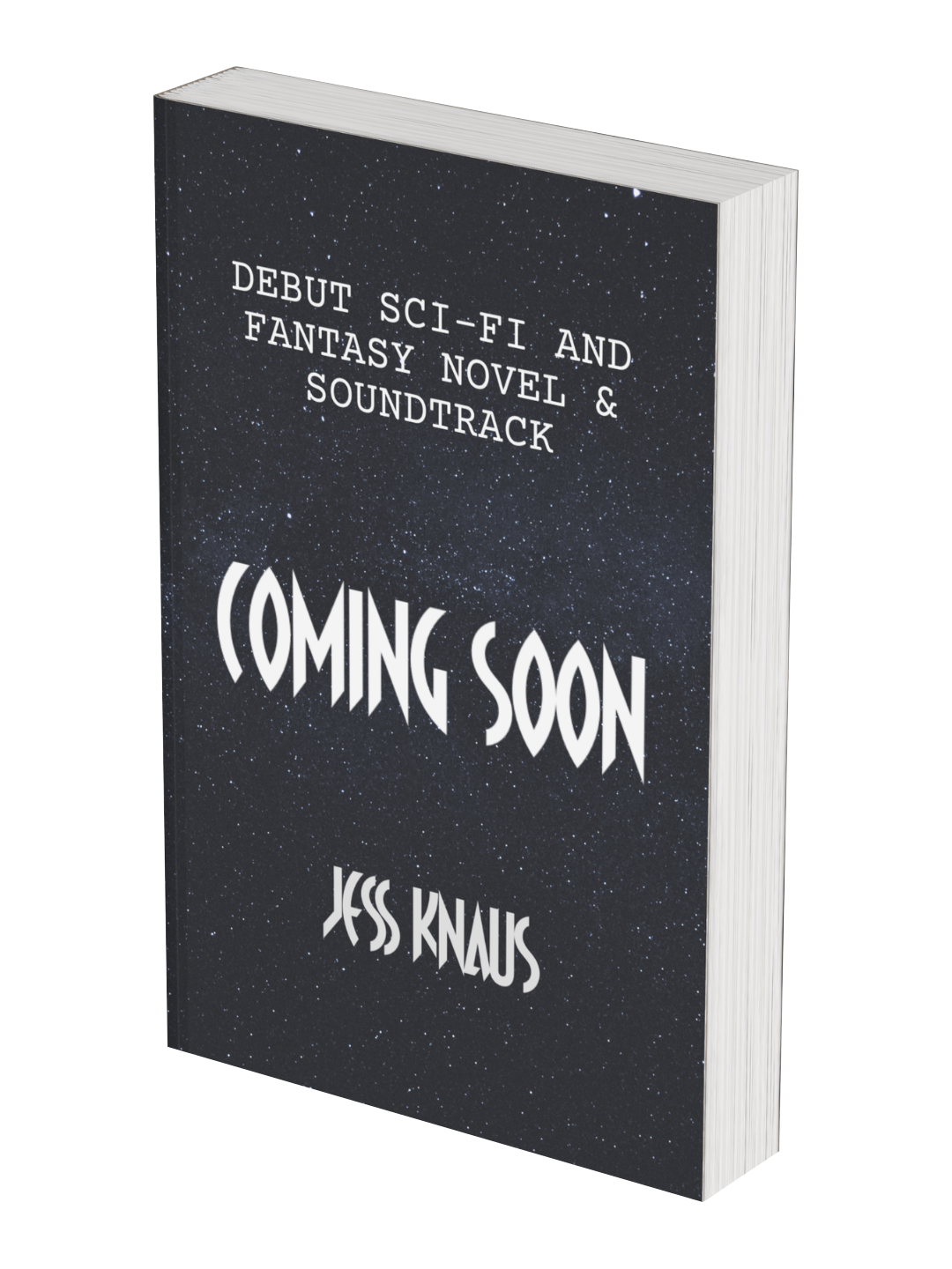 jess knaus fantasy and sci-fi author debut novel 3d book