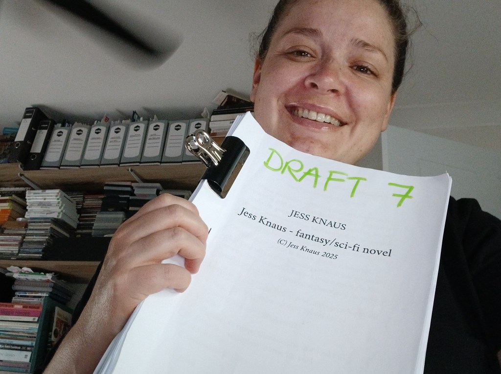 Draft 7 of my fantasy/sci-fi debut is done! + some surprise news