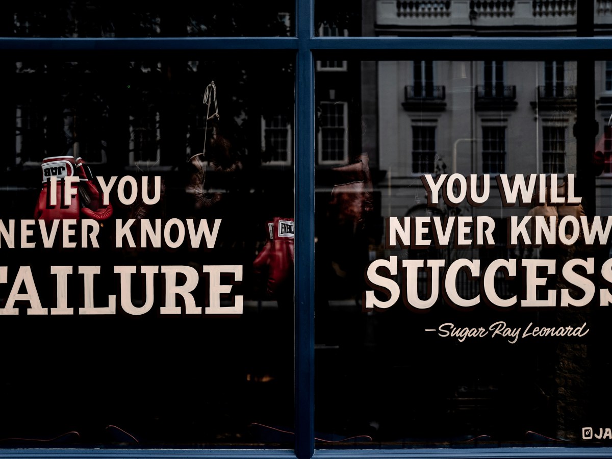 Failure has taught me more than&nbsp;success